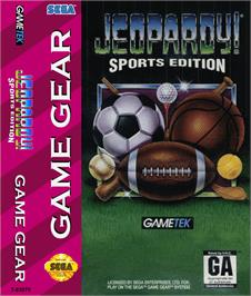 Box cover for Jeopardy! Sports Edition on the Sega Game Gear.