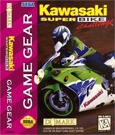 Box cover for Kawasaki Superbike Challenge on the Sega Game Gear.