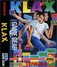 Box cover for Klax on the Sega Game Gear.