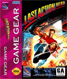 Box cover for Last Action Hero on the Sega Game Gear.