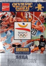 Box cover for Olympic Gold: Barcelona '92 on the Sega Game Gear.