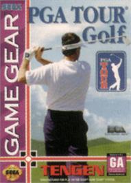 Box cover for PGA Tour Golf on the Sega Game Gear.