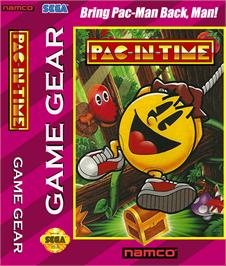 Box cover for Pac-in-Time on the Sega Game Gear.