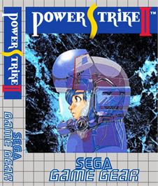 Box cover for Power Strike 2 on the Sega Game Gear.