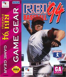Box cover for RBI Baseball '94 on the Sega Game Gear.