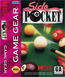 Box cover for Side Pocket on the Sega Game Gear.
