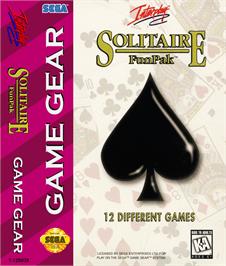 Box cover for Solitaire FunPak on the Sega Game Gear.