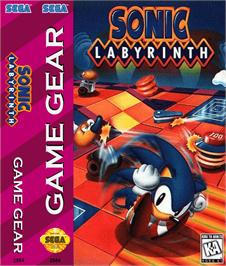 Box cover for Sonic Labyrinth on the Sega Game Gear.