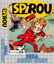 Box cover for Spirou on the Sega Game Gear.