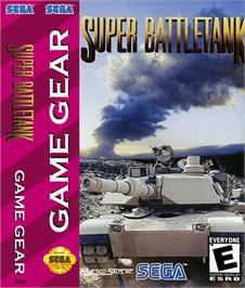 Box cover for Super Battletank: War in the Gulf on the Sega Game Gear.