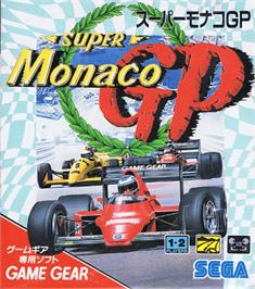Box cover for Super Monaco GP on the Sega Game Gear.