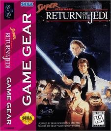 Box cover for Super Star Wars: Return of the Jedi on the Sega Game Gear.