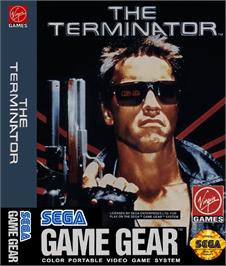 Box cover for Terminator on the Sega Game Gear.