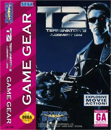 Box cover for Terminator 2 - Judgment Day on the Sega Game Gear.