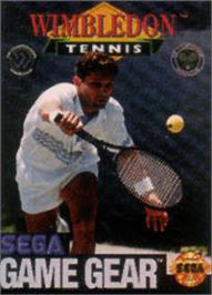 Box cover for Wimbledon Championship Tennis on the Sega Game Gear.