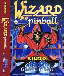 Box cover for Wizard Pinball on the Sega Game Gear.