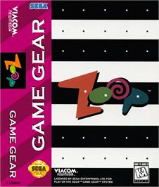 Box cover for Zoop on the Sega Game Gear.