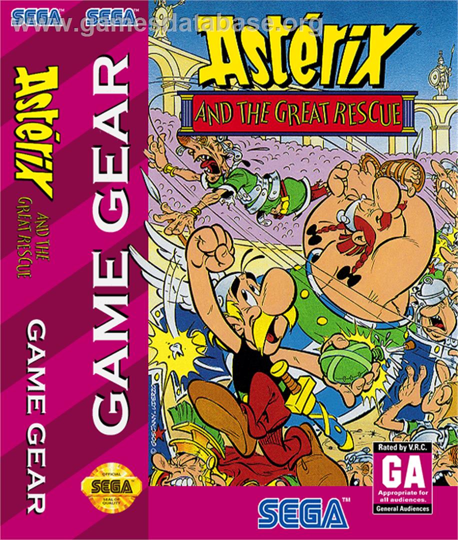 Astérix and the Secret Mission - Sega Game Gear - Artwork - Box
