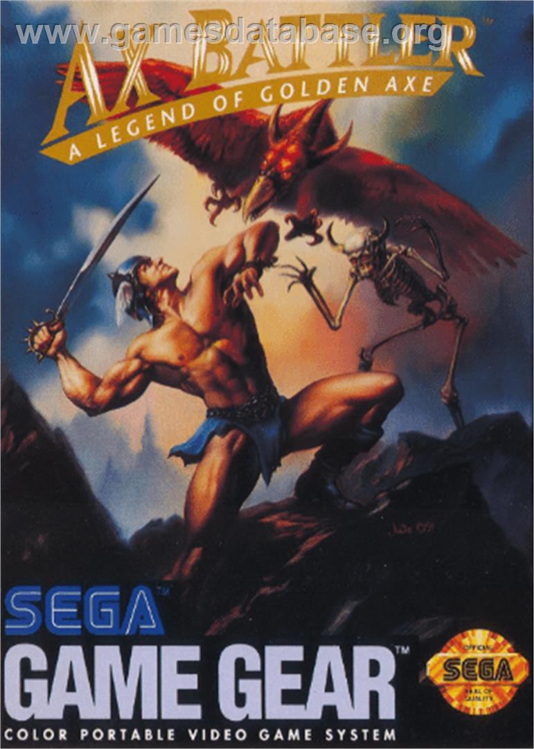 Ax Battler: A Legend of Golden Axe - Sega Game Gear - Artwork - Box