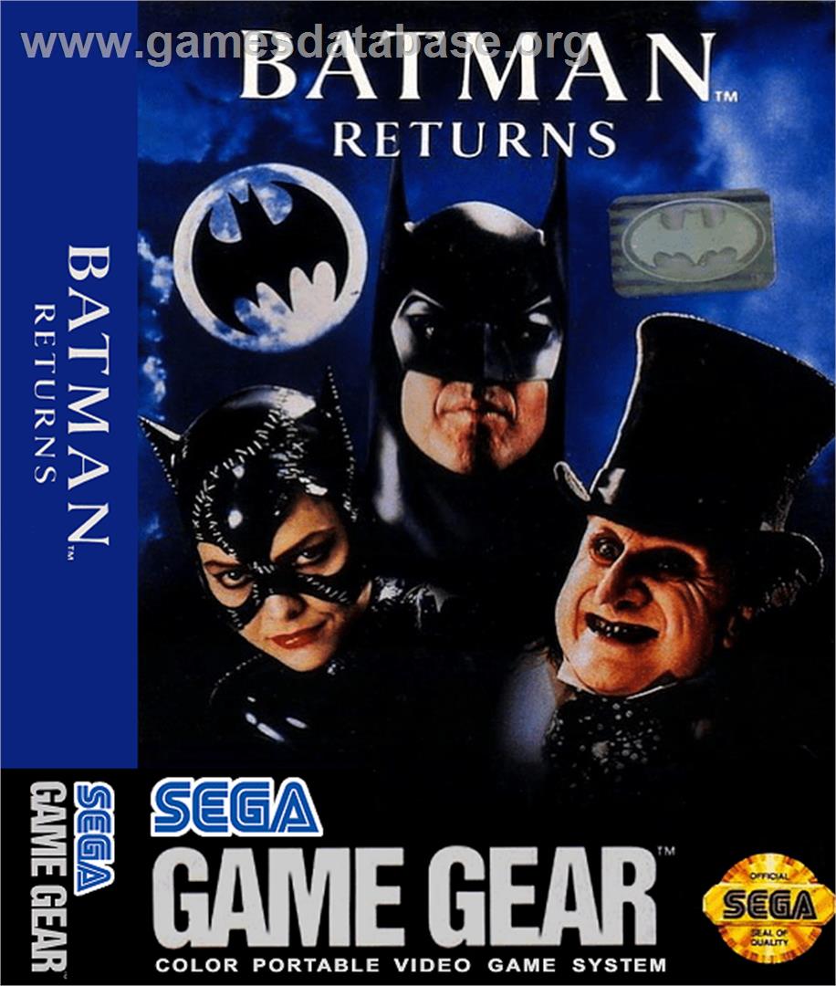 Batman Returns - Sega Game Gear - Artwork - Box