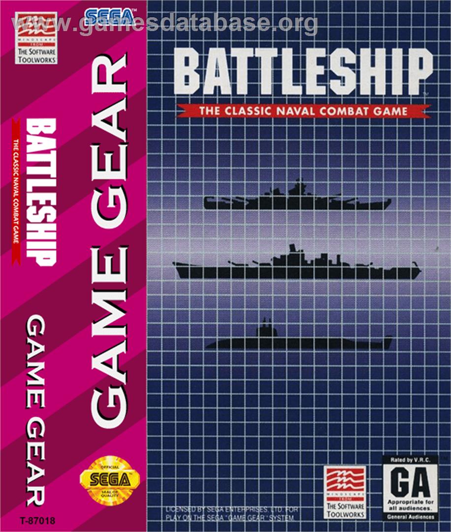 Battleship - Sega Game Gear - Artwork - Box