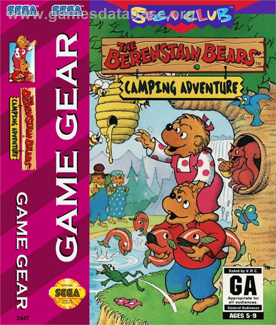 Berenstain Bears' Camping Adventure - Sega Game Gear - Artwork - Box