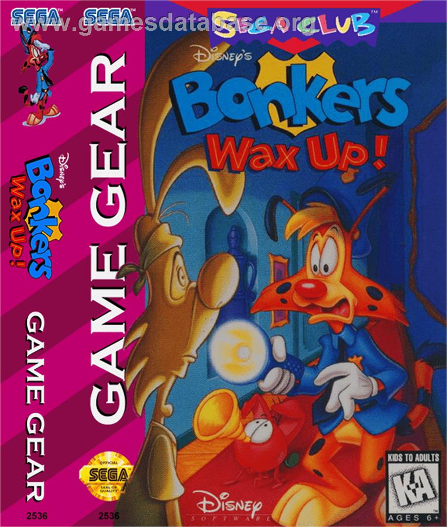 Bonkers: Wax Up - Sega Game Gear - Artwork - Box