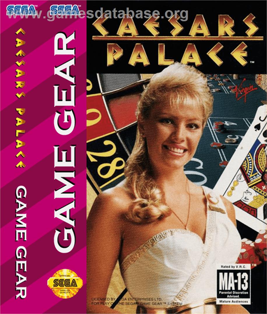 Caesar's Palace - Sega Game Gear - Artwork - Box
