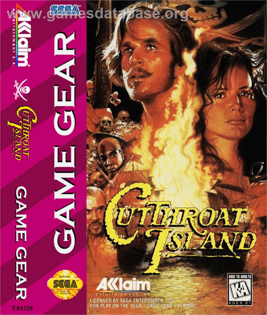 Cutthroat Island - Sega Game Gear - Artwork - Box