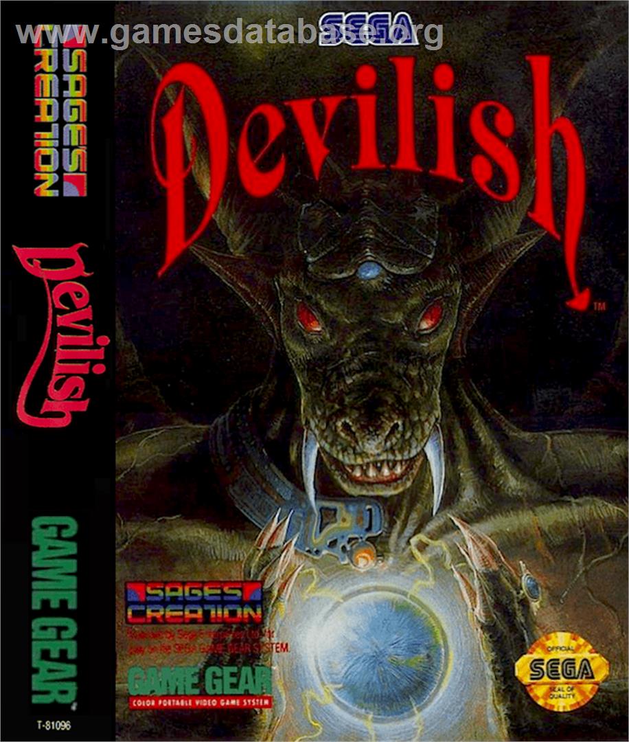 Devilish - Sega Game Gear - Artwork - Box