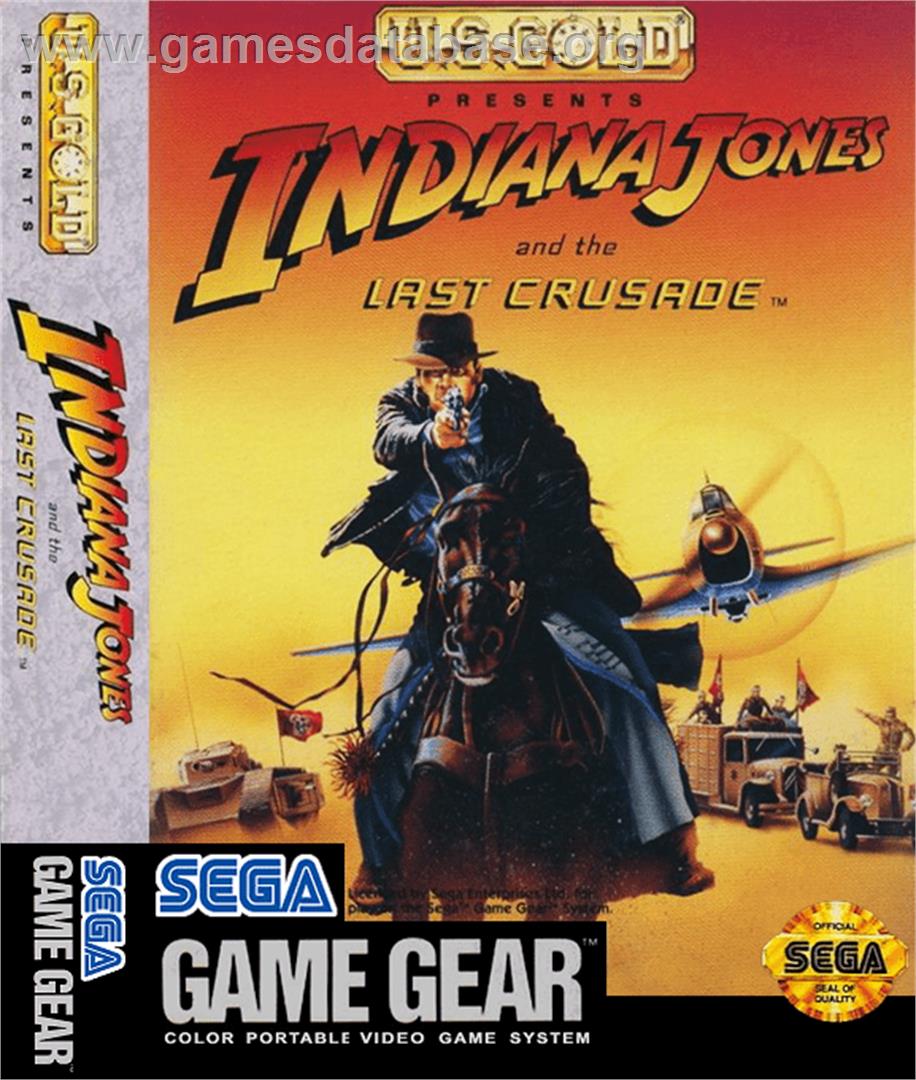 Indiana Jones and the Last Crusade: The Action Game - Sega Game Gear - Artwork - Box