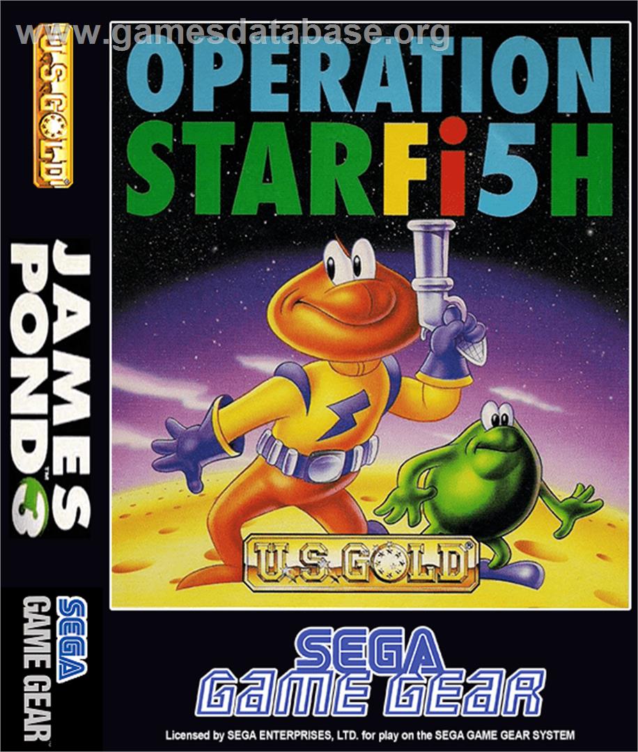 James Pond 3: Operation Starfish - Sega Game Gear - Artwork - Box