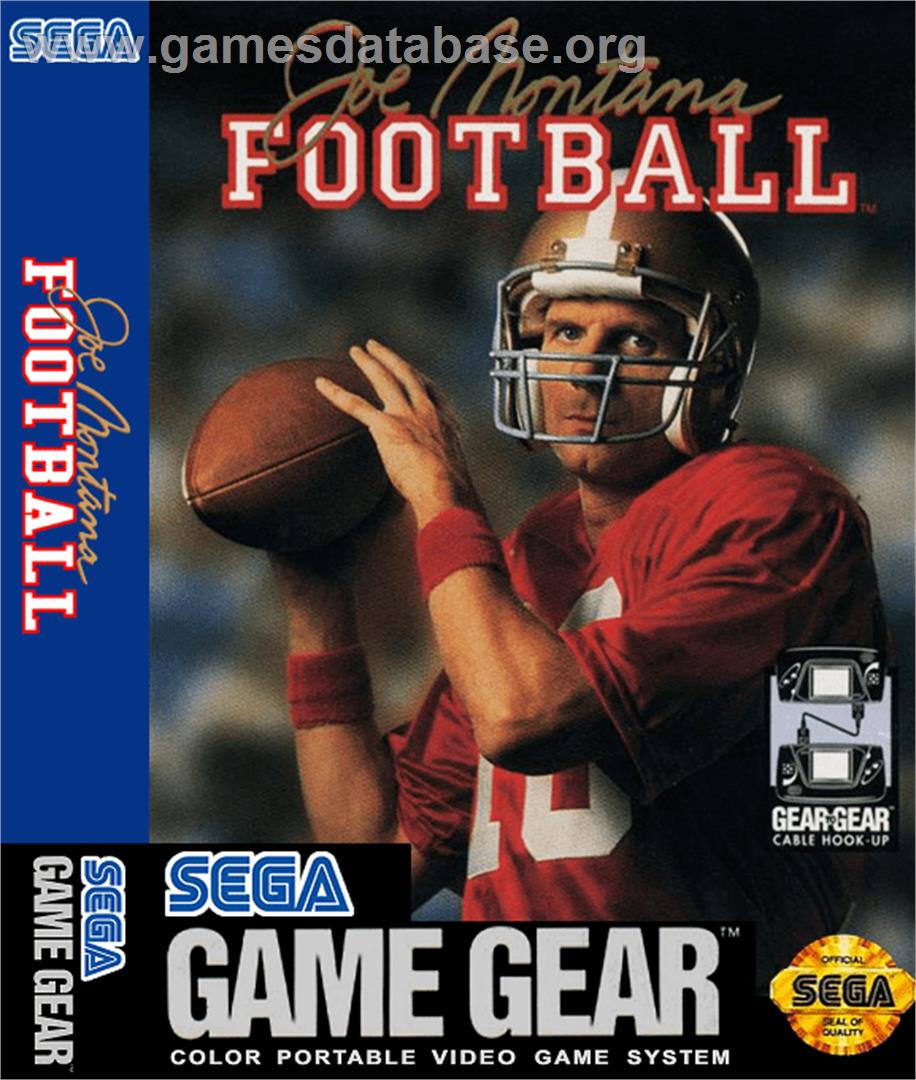 Joe Montana's Football - Sega Game Gear - Artwork - Box