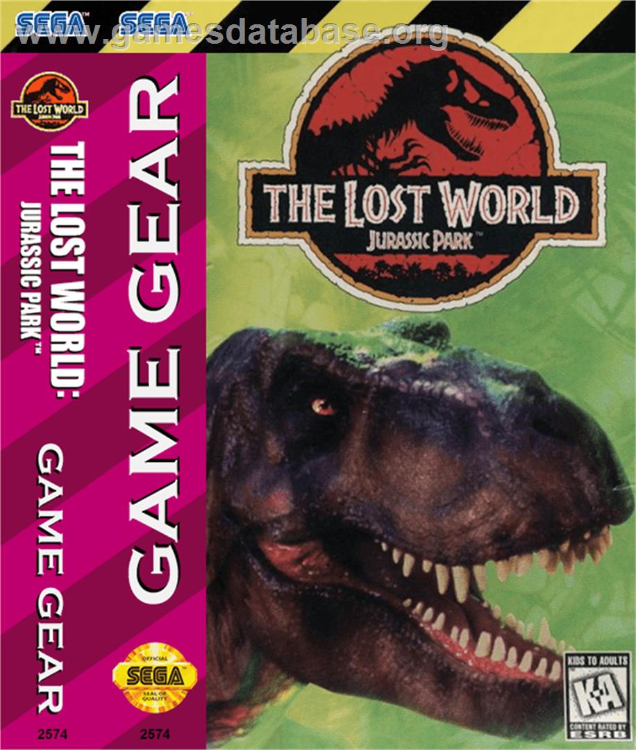 Lost World: Jurassic Park - Sega Game Gear - Artwork - Box