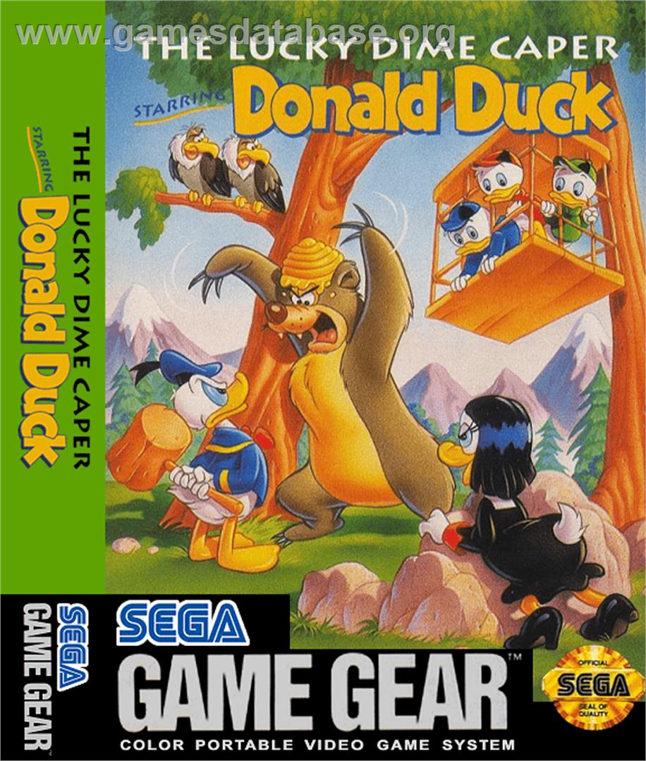 Lucky Dime Caper starring Donald Duck - Sega Game Gear - Artwork - Box