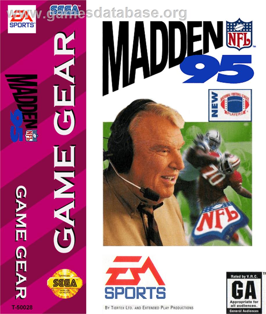 Madden NFL '95 - Sega Game Gear - Artwork - Box