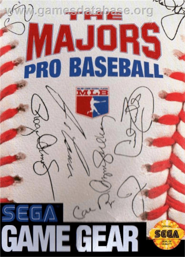 Majors Pro Baseball - Sega Game Gear - Artwork - Box