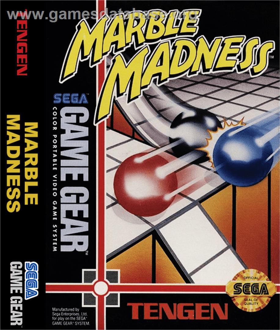 Marble Madness - Sega Game Gear - Artwork - Box