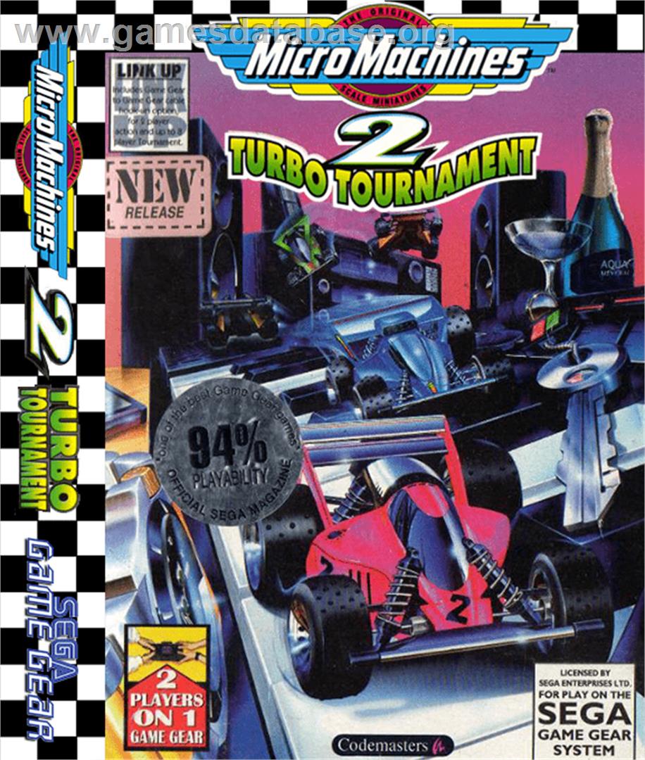 Micro Machines 2: Turbo Tournament - Sega Game Gear - Artwork - Box