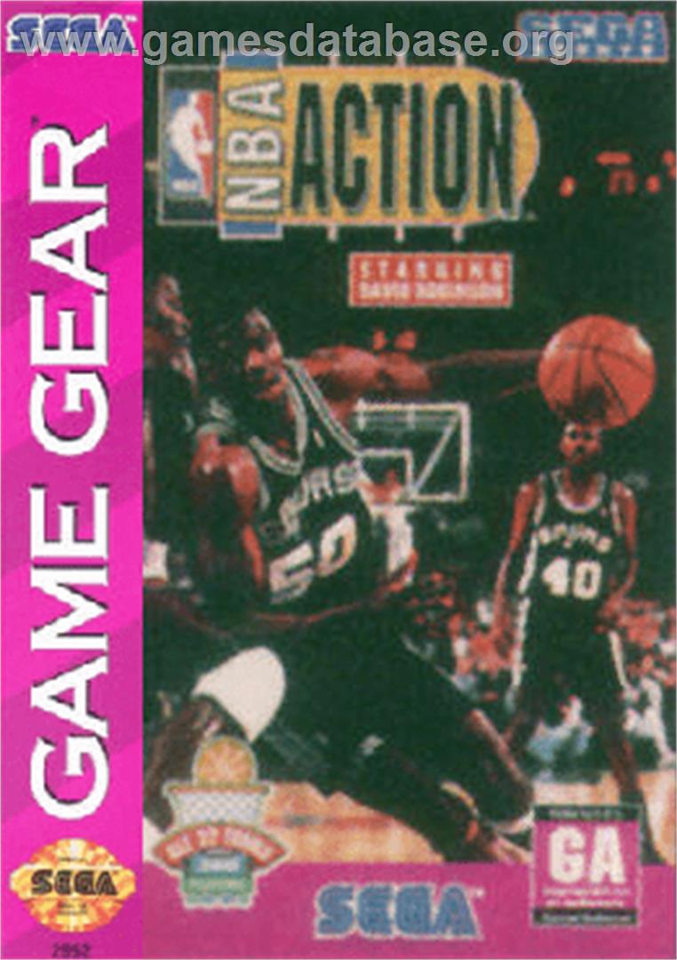 NBA Action starring David Robinson - Sega Game Gear - Artwork - Box
