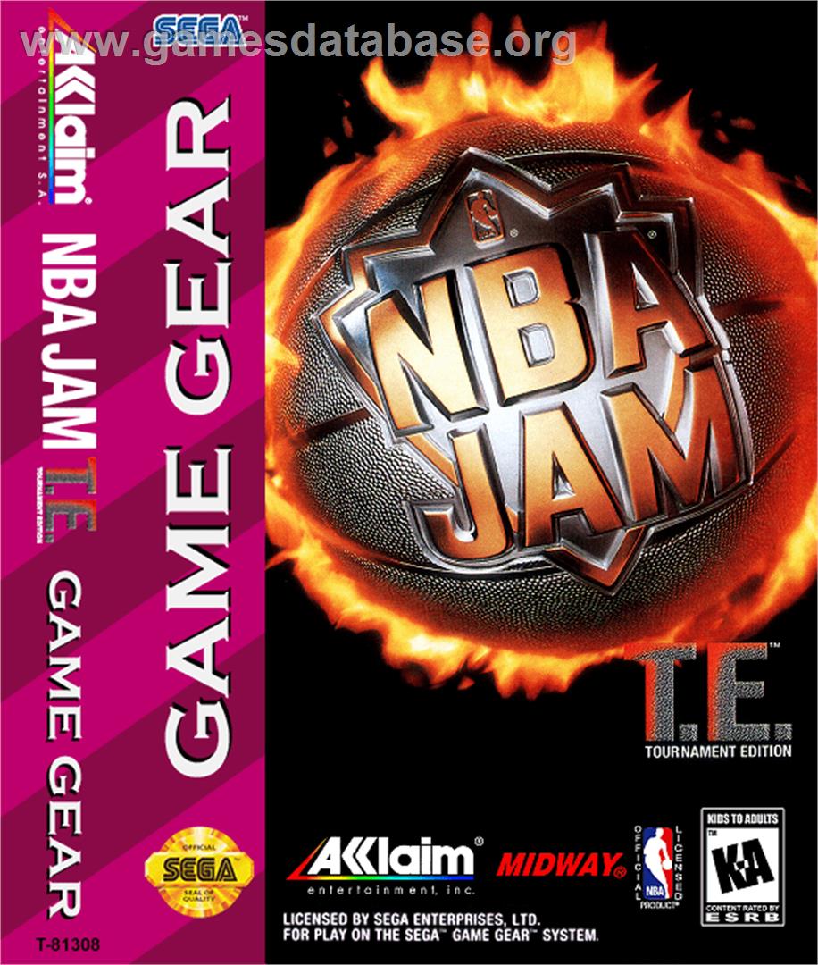NBA Jam TE - Sega Game Gear - Artwork - Box