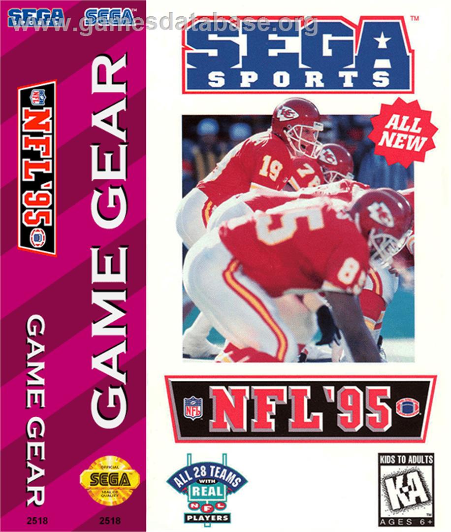 NFL '95 - Sega Game Gear - Artwork - Box