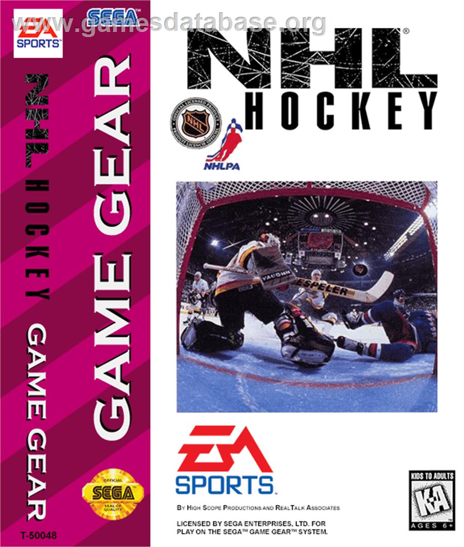 NHL Hockey - Sega Game Gear - Artwork - Box