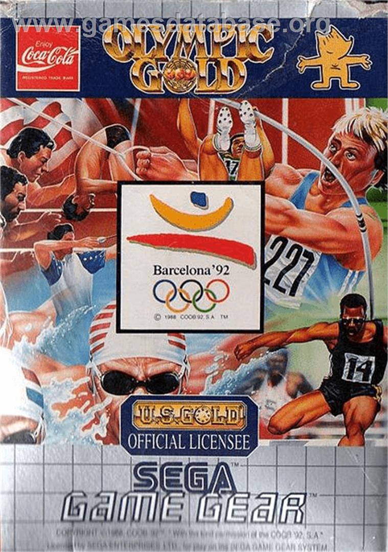 Olympic Gold: Barcelona '92 - Sega Game Gear - Artwork - Box