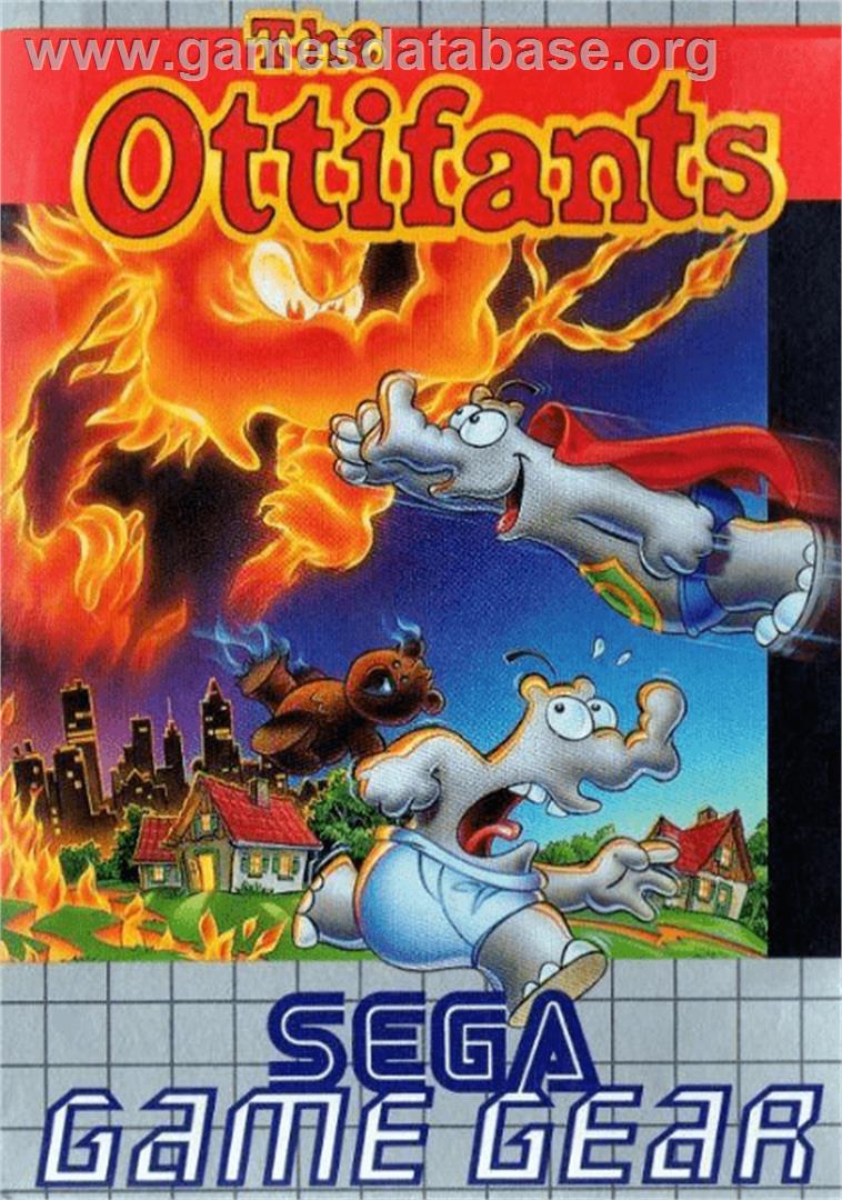 Ottifants - Sega Game Gear - Artwork - Box