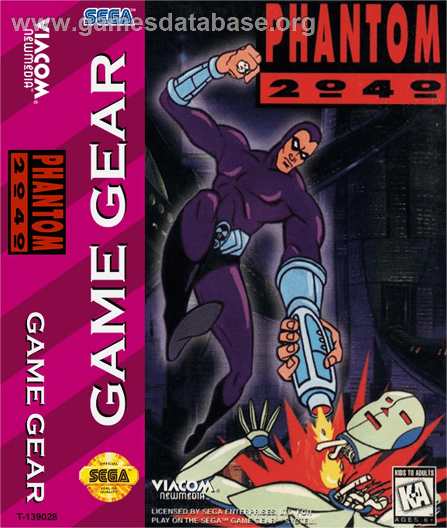 Phantom 2040 - Sega Game Gear - Artwork - Box
