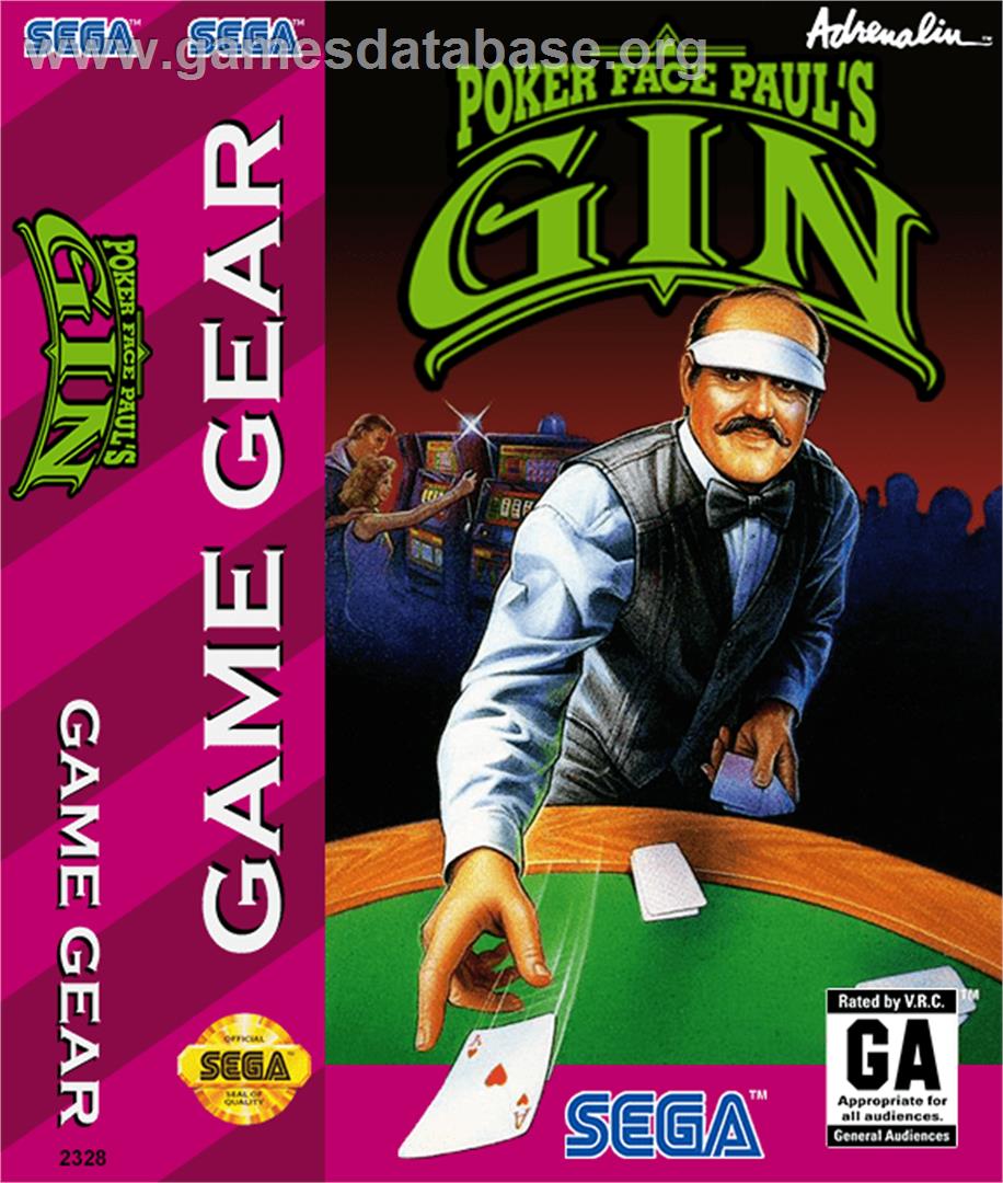 Poker Face Paul's Gin - Sega Game Gear - Artwork - Box
