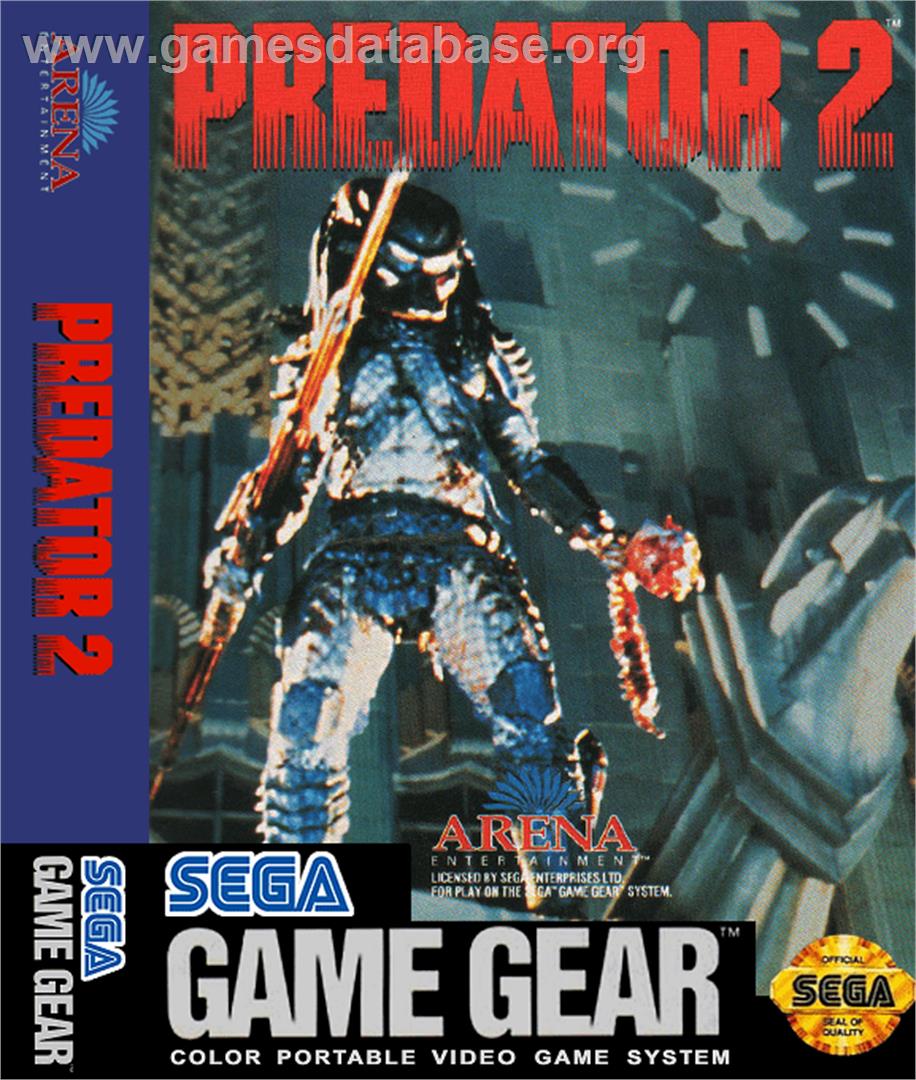 Predator 2 - Sega Game Gear - Artwork - Box