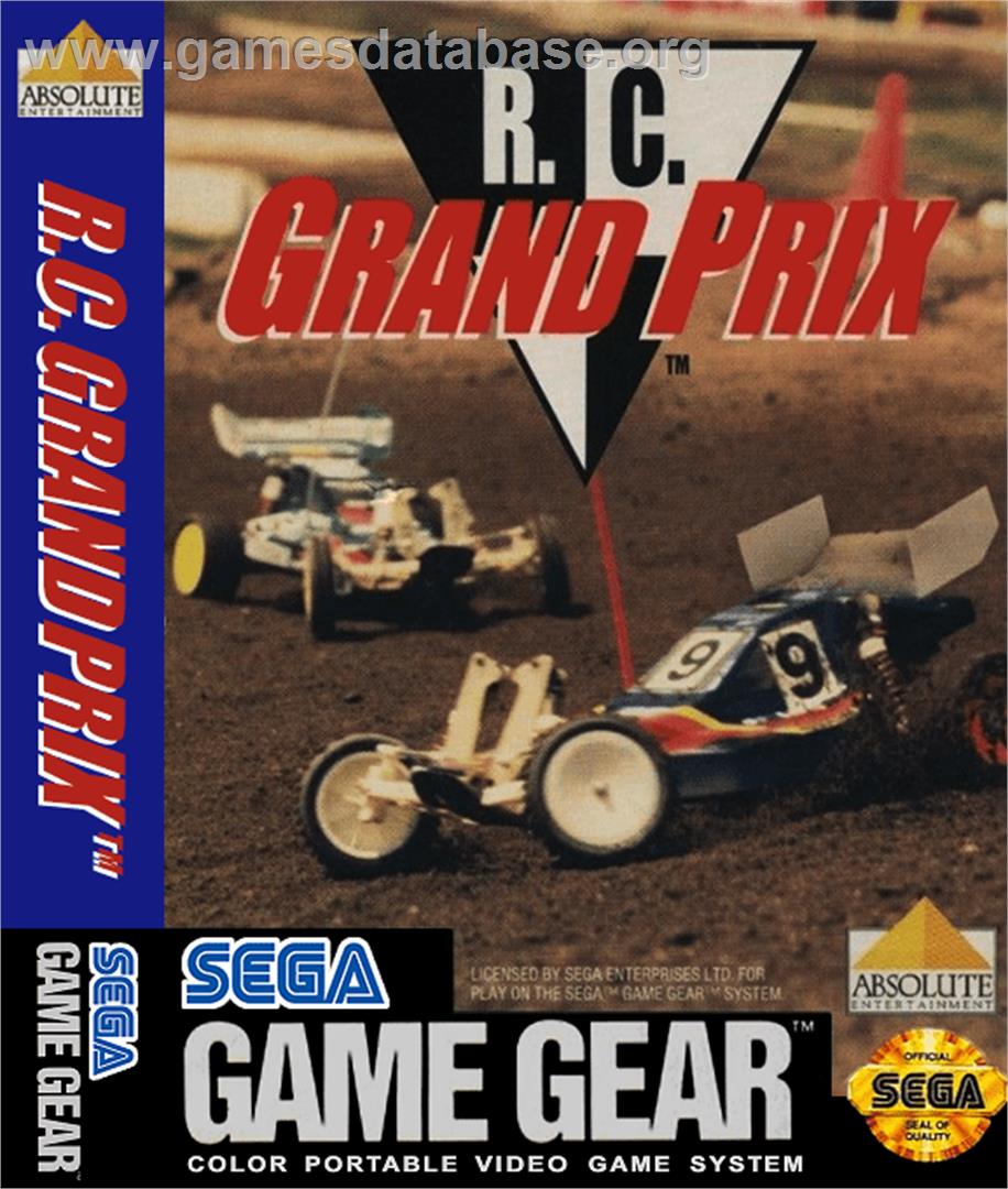 R.C. Grand Prix - Sega Game Gear - Artwork - Box