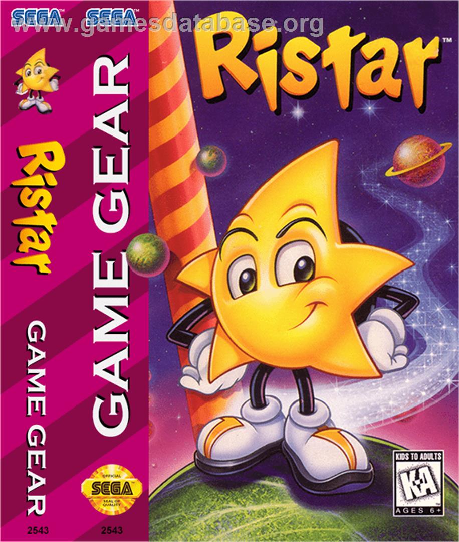 Ristar: The Shooting Star - Sega Game Gear - Artwork - Box